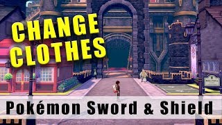 Pokémon Sword and Shield how to change clothes - How to change into costumes you've bought