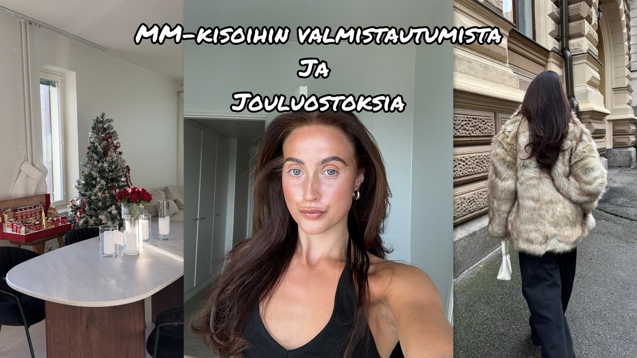 MM-kisoihin valmistautumista ja jouluostoksilla!🤎