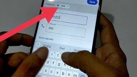 Sim card mein number save kaise kare Tecno camon 17 | How to save connect number in Tecno camon 17