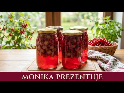 Kompoty agrestowo -porzeczkowe na zimę #przetwory #zapasy