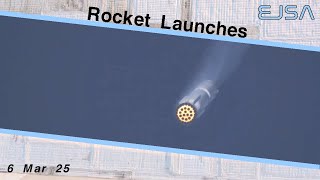SpaceX Starship Flight 8 Launch and CATCH! - 6th Mar 2025