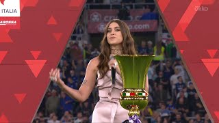 Gaia Gozzi - Inno di Mameli - Coppa Italia 2023 screenshot 2