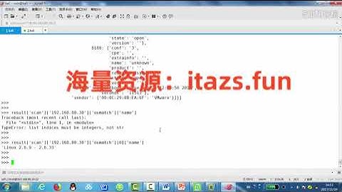 [Python/编程] Python黑客编程之信息收集视频课程（3.9G）