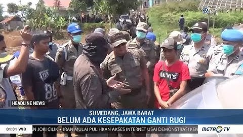 Warga Tolak Eksekusi Lahan untuk Pembangunan Tol Cisumdawu