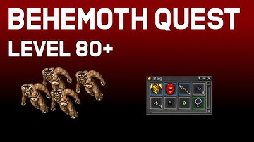 Tibia - Behemoth Quest (Level 80+)