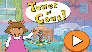 How High Can You Stack the Cows 🐄 | D.W. Tower of Cows | PBS Kids | Arthur screenshot 1