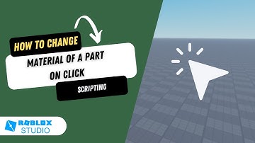 How to Change the Material of a Part on Click | Roblox Studio