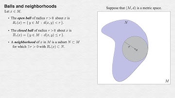 1 -  Intro to metric spaces