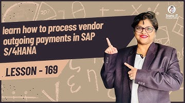 #lecture 169: learn how to process vendor outgoing payments in SAP S/4HANA | #sapficotutorial |