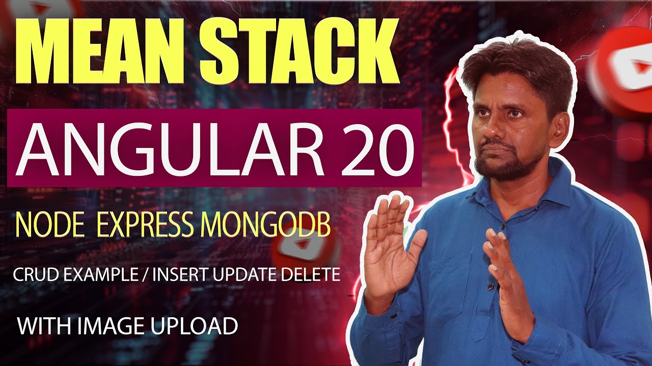 Angular 20 - MEAN Stack Insert Update Delete / CRUD with Image Upload ...