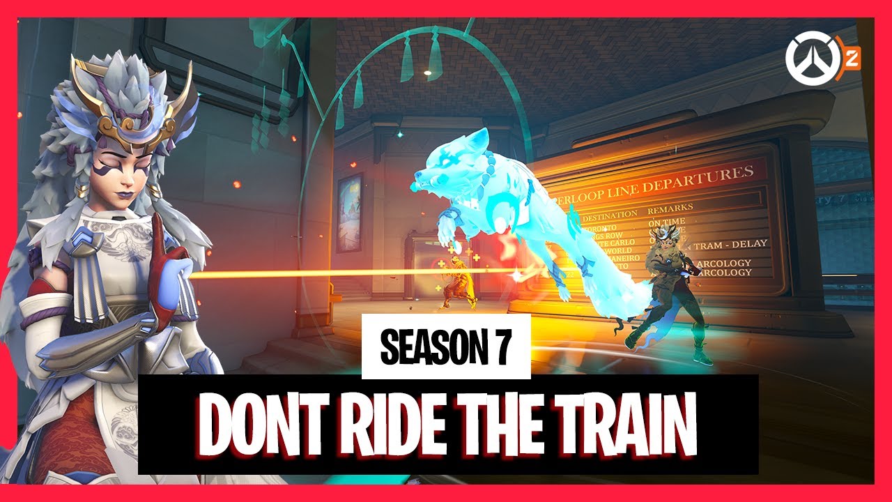 Dont Ride The Train [] Kiriko on New Queen Street (Overwatch 2 - Quick ...
