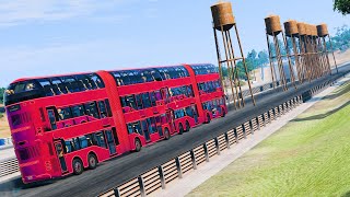 Buses vs 10 Water Towers