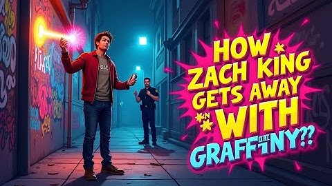 How Zach King Gets Away With Doing Graffiti