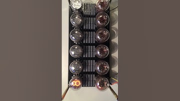 Russian polyatron A-201 prototype clock, forward/reverse counting stage up and running.