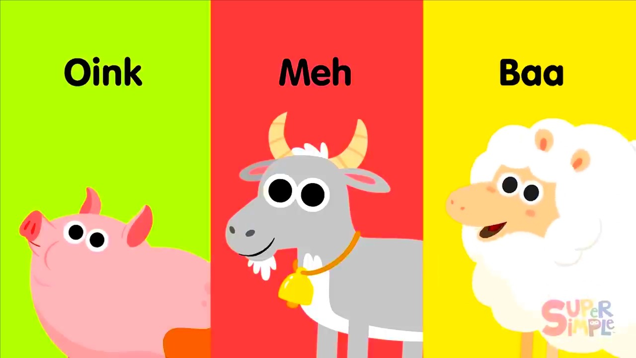 Farm Animals Oink, Meh, Baa Super Simple Songs Effects (Sponsored by Preview 2 Effects)