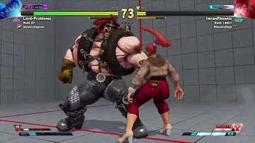 STREET FIGHTER V Chun Li Vs Abigail.