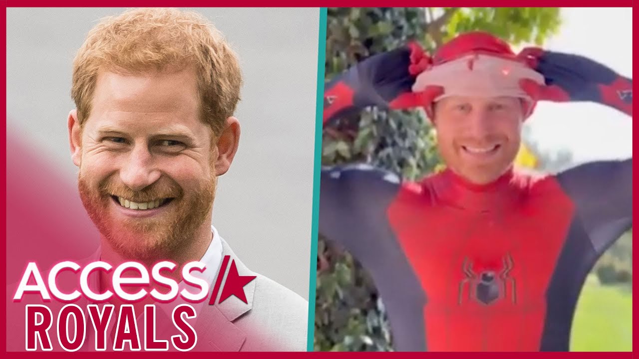 Prince Harry Dresses As Spider-Man In Video Message To Military Kids