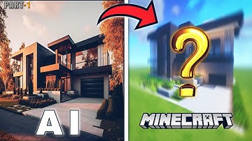Building an AI generated house in Minecraft | Full Tutorial | Part 1 | MMT