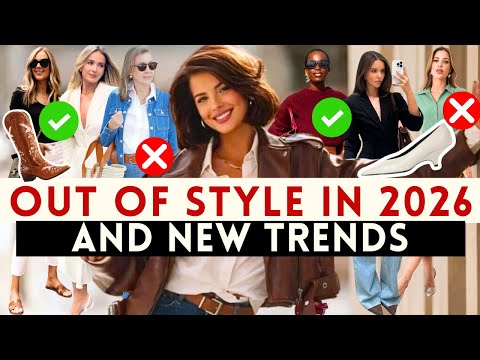 Video 8 Fashion Trends FINALLY OUT OF STYLE in 2026 | Mia Moda