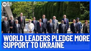 World Leaders Pledge Ongoing Support To Ukraine At G7 Summit l 10 News First