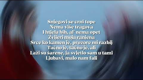 Albino x Džejla Ramović - Zime (Lyrics Video by Blkan Vibes)
