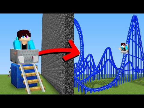 I'm Building a Roller Coaster in a Construction Battle