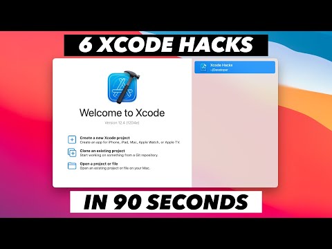 6 Xcode HACKS in 90 SECONDS!!