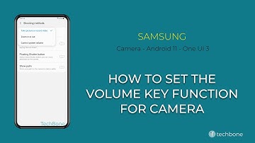 How to Set the Volume Key Function for Camera - Samsung Camera [Android 11 - One UI 3]