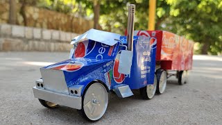 How to make an amazing truck trailer with Coca-Cola and Pepsi cans screenshot 5