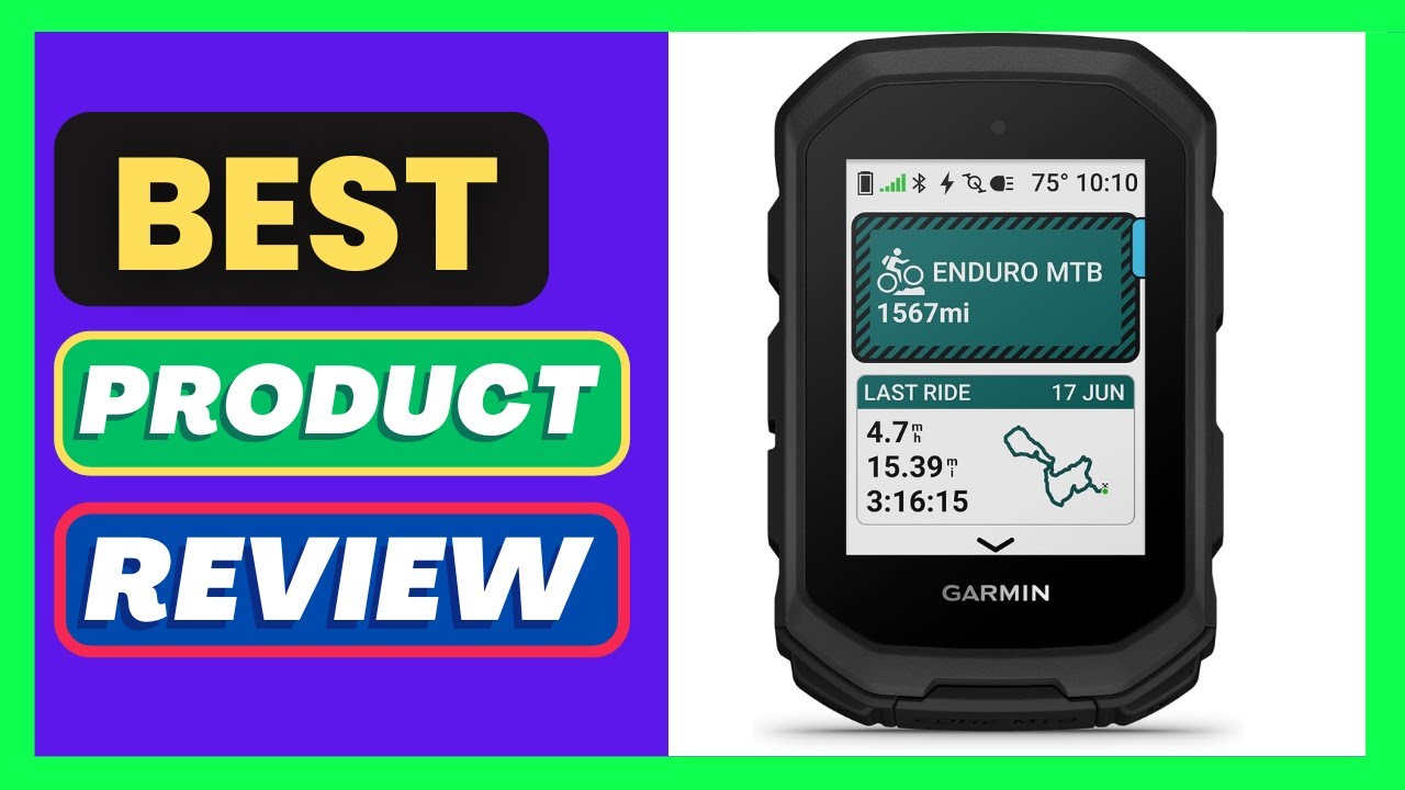 Garmin® Edge® MTB, Rugged GPS Bike Computer with Preloaded,