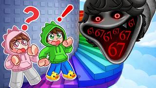 This Tower Is Trying To Eat Us Climb Scary 67 Kid Tower Roblox