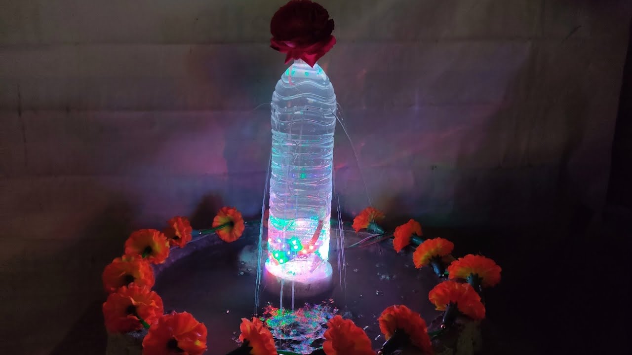How to make water fountain at home YouTube