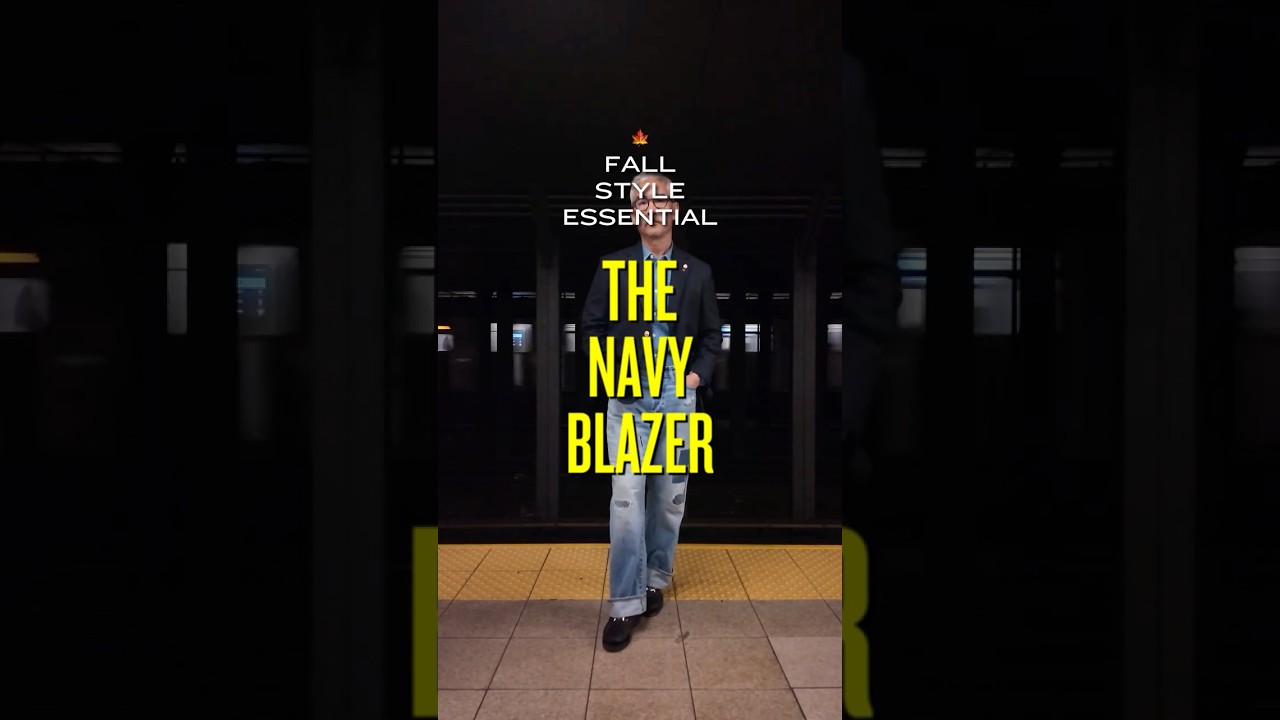 Men's Fall Style Essential: The Navy Blazer