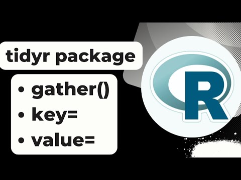 tidyr package gather function example| tidyr package tutorial | key and value columns in gather