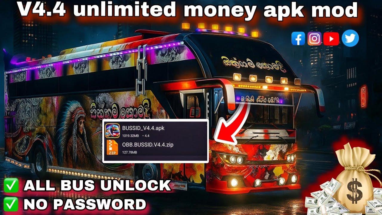 New update | Bus Simulator Indonesia Apk v4.4 New Update 2025 - Unlimited Money | All bus free