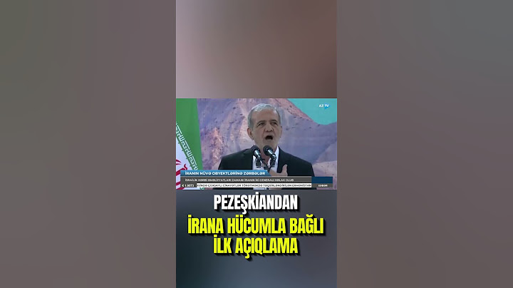 İranın azərbaycanlı prezidenti xalqın qarşısına çıxdı - ABŞ və İsrailə meydan oxudu