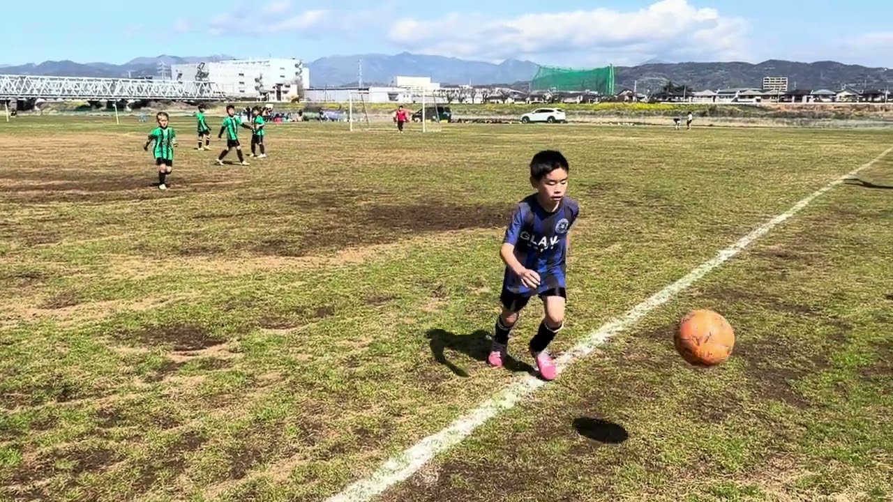 2026年3月7日　三の丸カップU10　2試合目大井SC vs梅田　前半