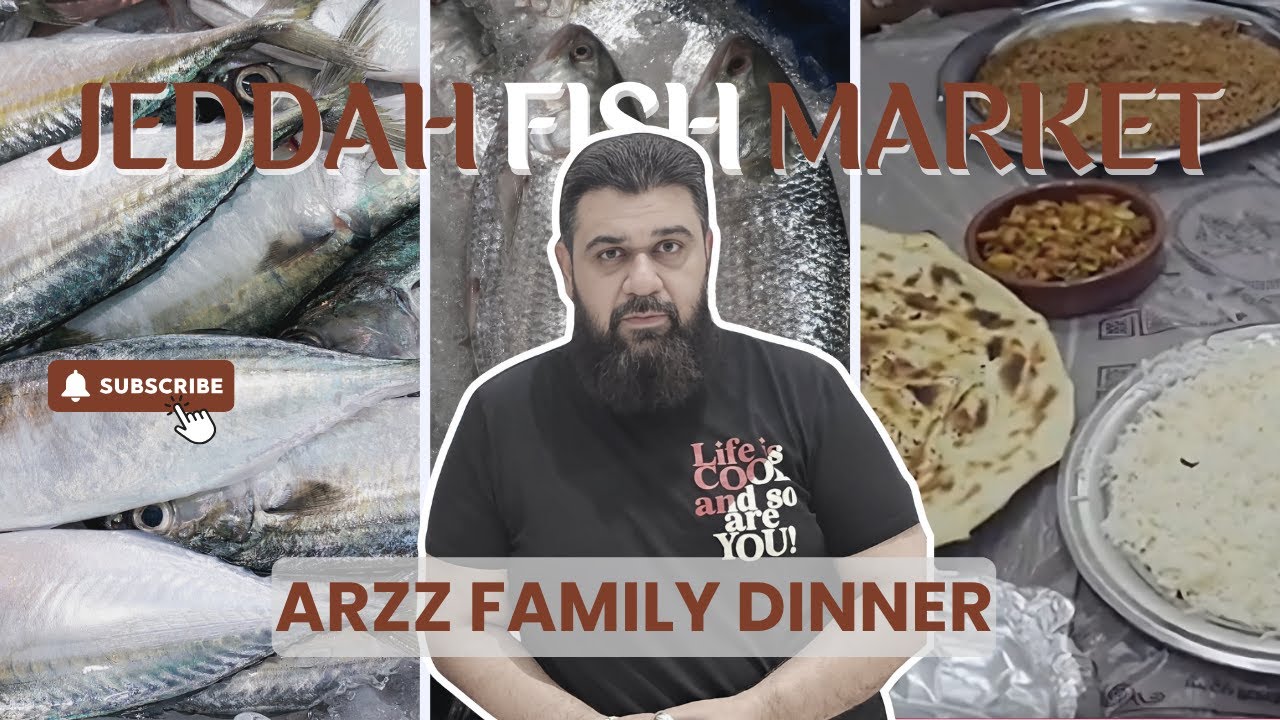 Jeddah Fish Market Adventure: Fresh Catch & Fried Snacks! | ARZZ Family | Tamanna Bhatia in Jeddah