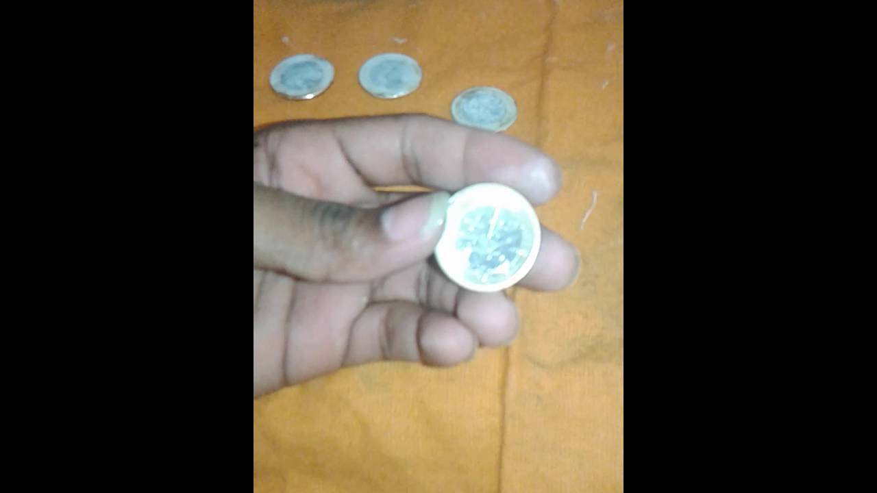 Limpar moedas de 1 real