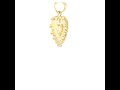 Video: 14Kt Gold Cz Pendant