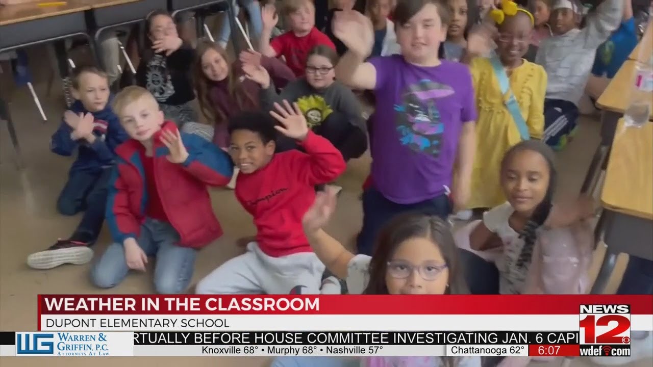 Weather in the Classroom DuPont Elementary School YouTube