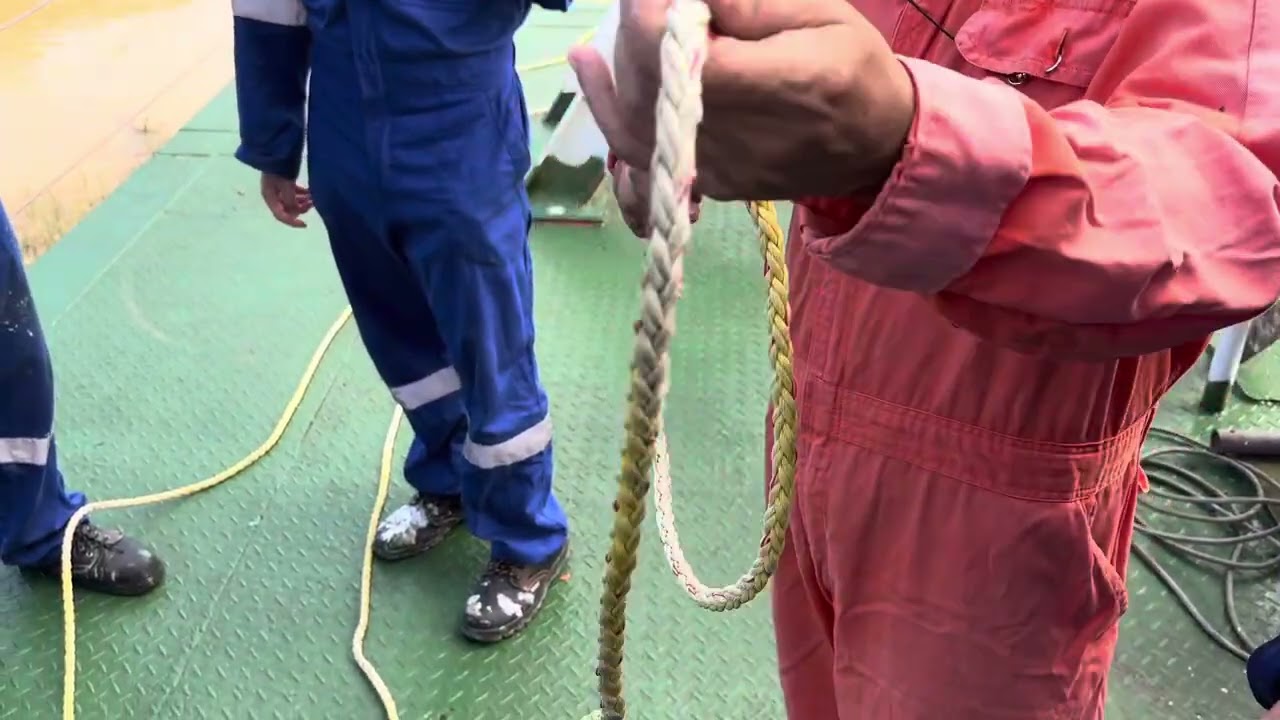 Replacing Lifeboat Davit Wire