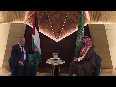 ولي العهد يستقبل نائب الرئيس الفلسطيني ويستعرضان تطورات الأوضاع في فلسطين