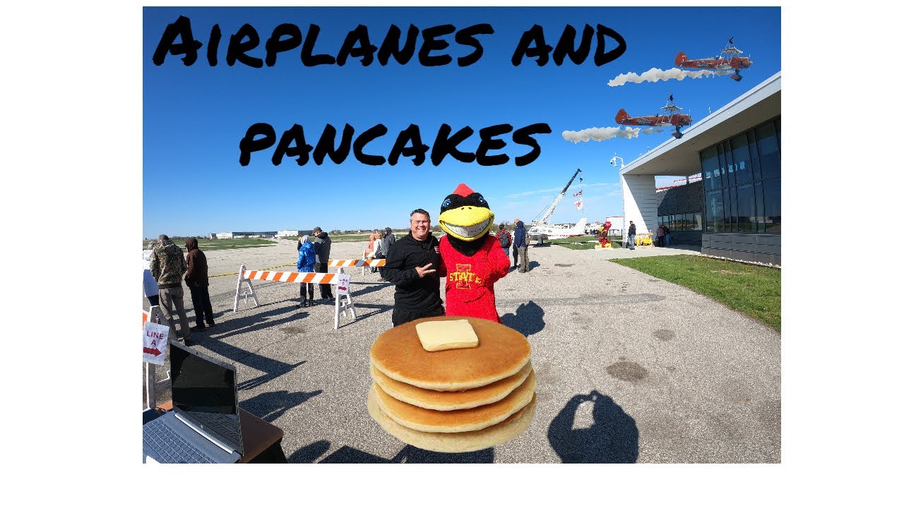 Fly in pancake breakfast, Ames Iowa. Cool planes and full bellies
