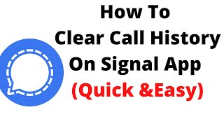 how to clear call history signal app screenshot 2