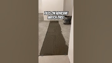 Laying Ceramic Tiles: Perfect Placement on Adhesive! #ceramic #tiles #diy