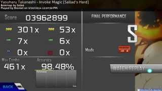 [Osu!] Yasuharu Takanashi - Invoke Magic [Sallad's Hard] [HR HD]