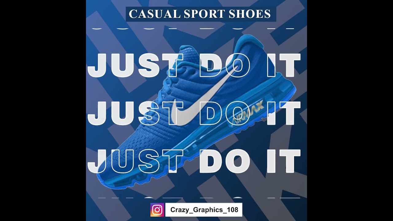 shoes motion poster in Premiere Pro