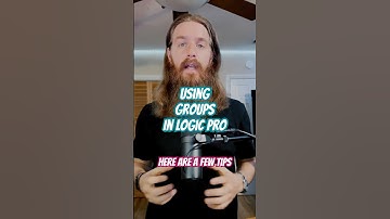 How to group tracks together and link their controls in Logic Pro #musicproducer #logicprox