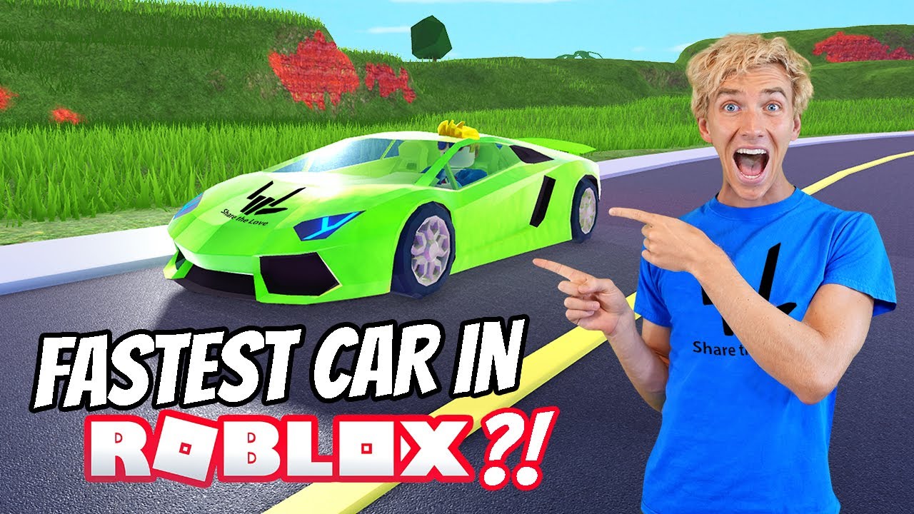I BOUGHT a ROBLOX LAMBORGHINI SHARERGHINI (SUPER FAST!!)